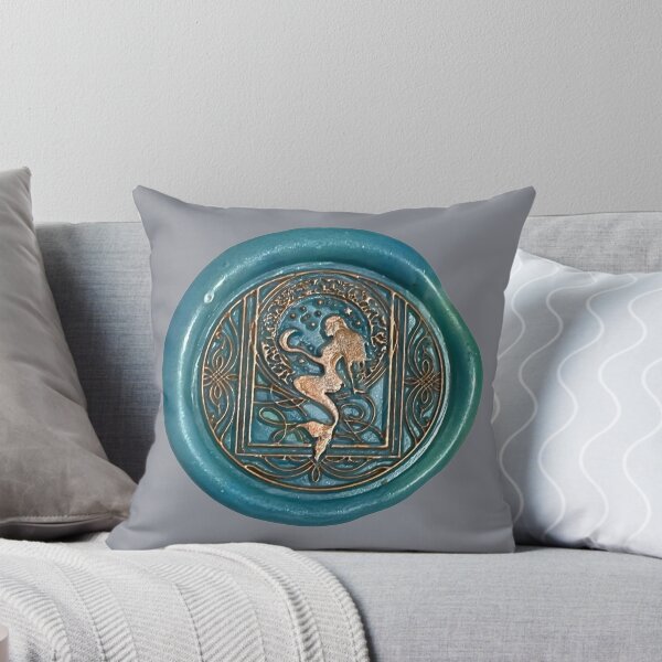Item preview, Wax Seal - Mermaid, teal/gold designed and sold by Elinda96.