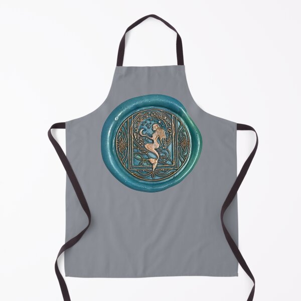 Item preview, Wax Seal - Mermaid, teal/gold designed and sold by Elinda96.