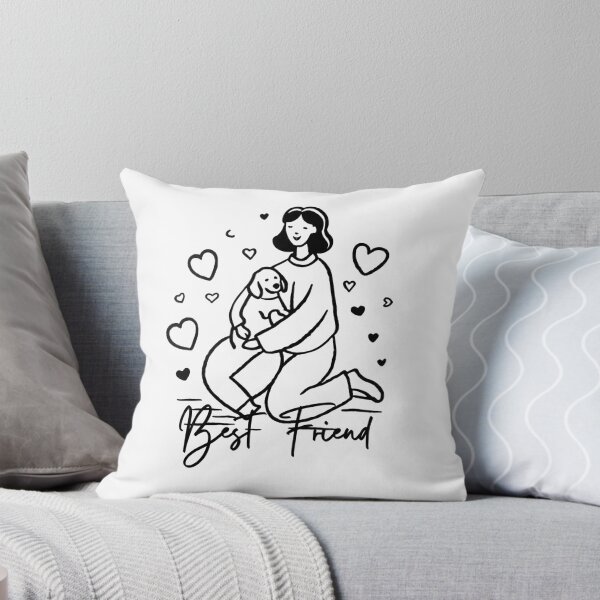 Item preview, Best Friends– Woman & Dog, Pet, Dog Love Gift designed and sold by holapo.