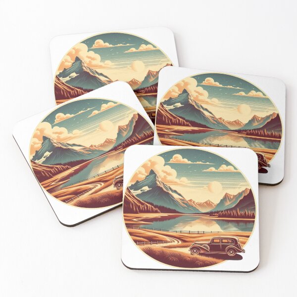 Item preview, Retro Travel Vibes designed and sold by The Wicked Herbarium.