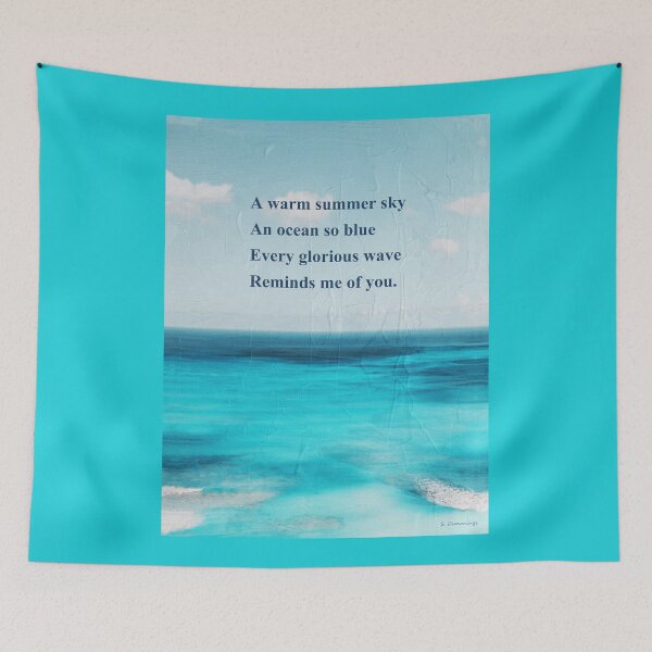 Item preview, The Ocean So Blue designed and sold by Sharon Cummings Art.