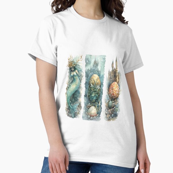Item preview, Enchanting Easter Mermaid & Ocean Eggs – Fantasy Watercolor Clipart designed and sold by AnnDesignStudio.