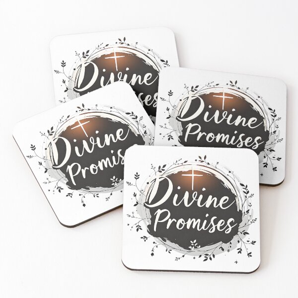 Item preview, Divine Promises - Christian Faith Based Inspirational Typography Design designed and sold by Redblackman.