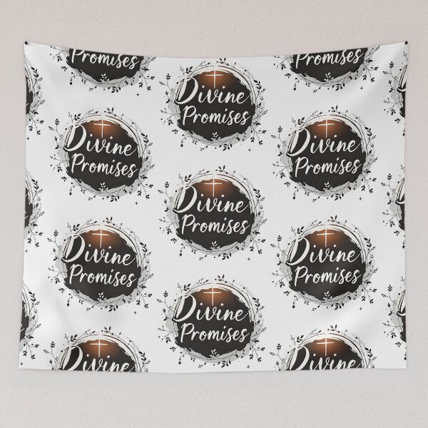 Item preview, Divine Promises - Christian Faith Based Inspirational Typography Design designed and sold by Redblackman.
