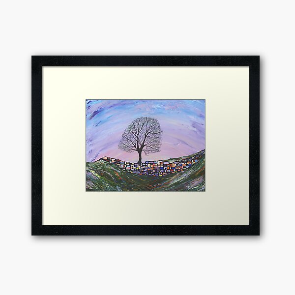 Sycamore Gap- Hadrians Wall Framed Art Print