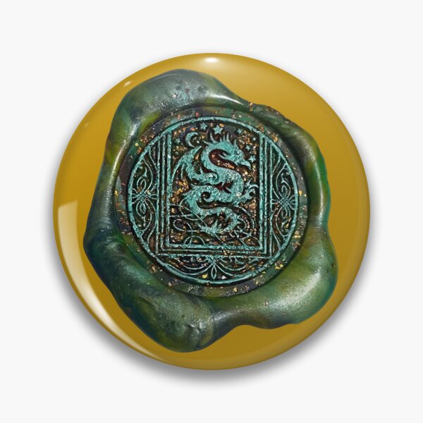 Item preview, Wax Seal - Dragon, green designed and sold by Elinda96.