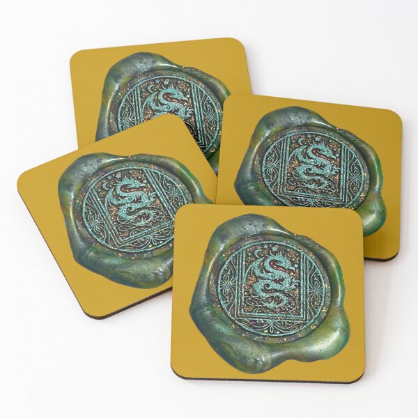 Item preview, Wax Seal - Dragon, green designed and sold by Elinda96.