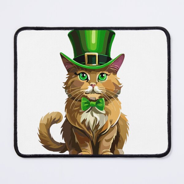 Item preview, Lucky Ginger Cat – St. Patrick’s Day Charm designed and sold by Wanderly Ways.
