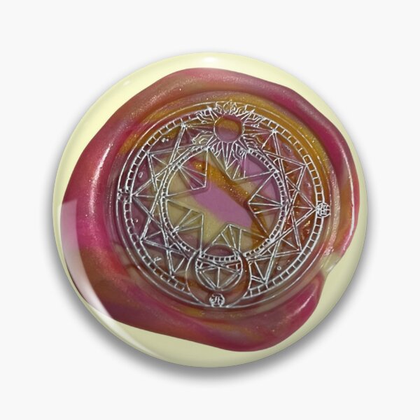 Item preview, Wax Seal - Magic Circle, pink/silver designed and sold by Elinda96.