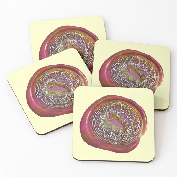 Item preview, Wax Seal - Magic Circle, pink/silver designed and sold by Elinda96.