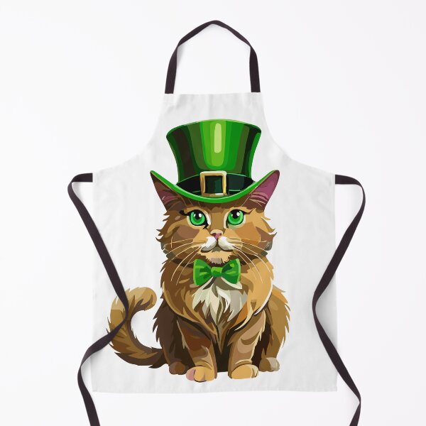 Item preview, Lucky Ginger Cat – St. Patrick’s Day Charm designed and sold by Wanderly Ways.