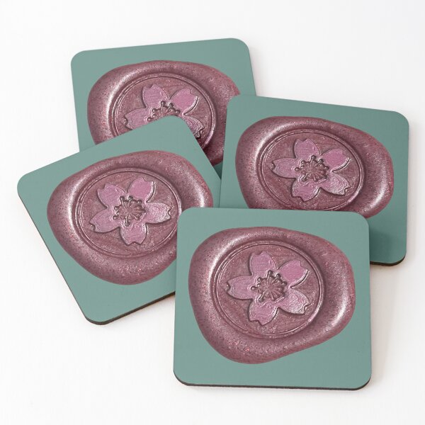 Item preview, Wax Seal - Cherry Blossom, pink/pink designed and sold by Elinda96.