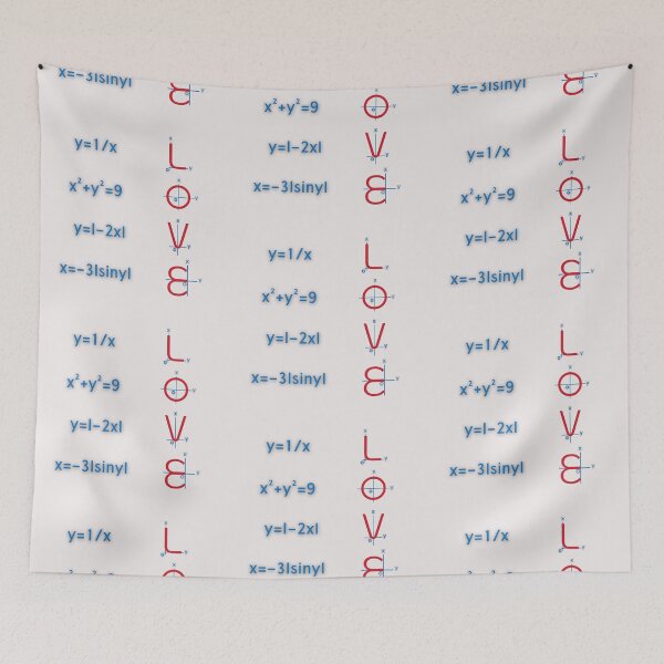 Item preview, Mathematical Love - Creative Math Equations Design designed and sold by Psycho-Crazy.