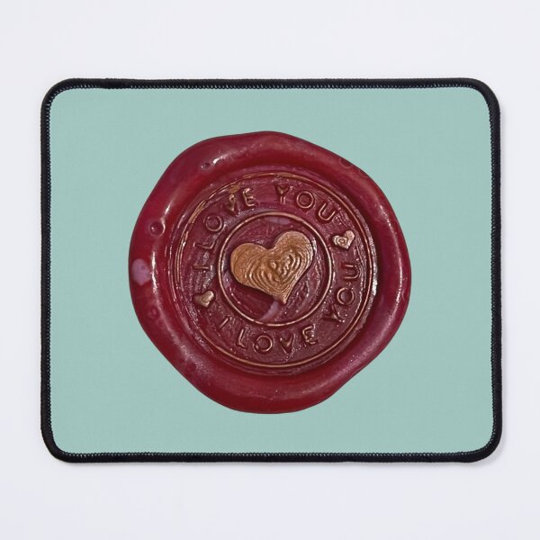 Item preview, Wax Seal - love you, red/gold designed and sold by Elinda96.