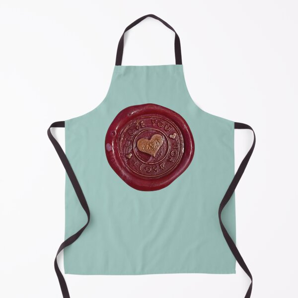 Item preview, Wax Seal - love you, red/gold designed and sold by Elinda96.