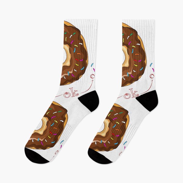 Item preview, donut with chocolate glaze designed and sold by LESSILU.