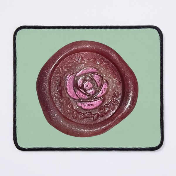 Item preview, Wax Seal - small rose, red/pink designed and sold by Elinda96.