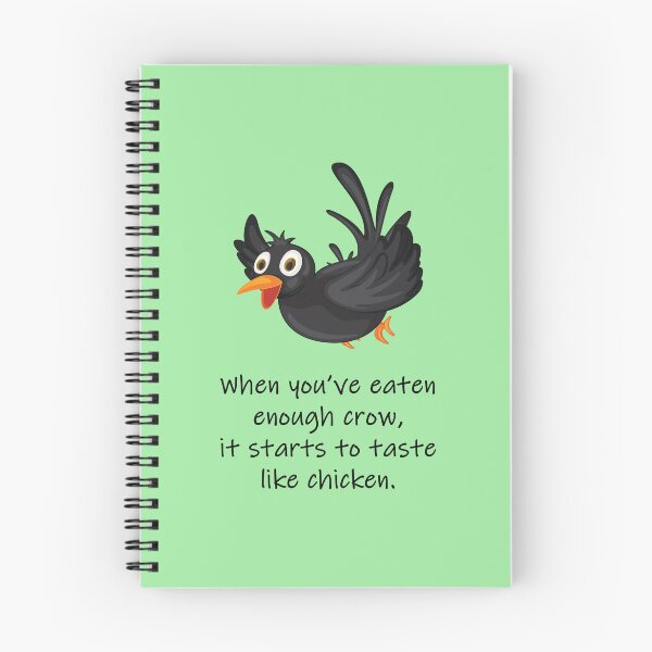 Item preview, Cartoon Crow: When you've eaten enough crow designed and sold by SomeGuyLou.