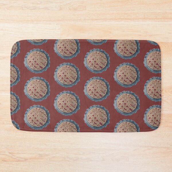 Item preview, Strawberry Pie in Green Pie Pan Watercolor designed and sold by Nicole Hanson.