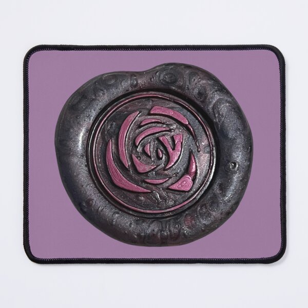 Item preview, Wax Seal - minimalistic rose, grey/pink designed and sold by Elinda96.
