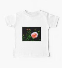 Peach Floribunda Rose With Buds #4 Baby Tee