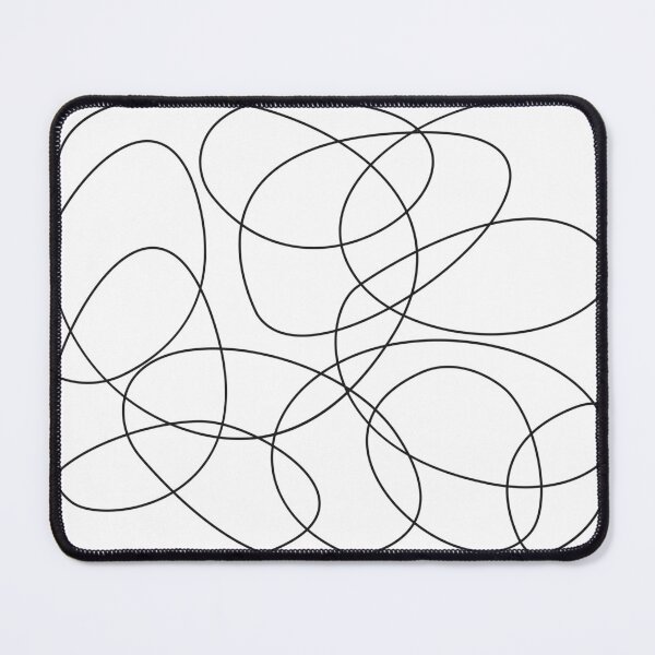 Item preview, Abstract Black Linear hand drawn pattern designed and sold by CHERRY--SHOP.