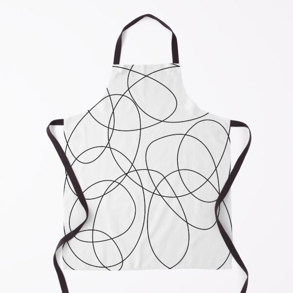 Item preview, Abstract Black Linear hand drawn pattern designed and sold by CHERRY--SHOP.