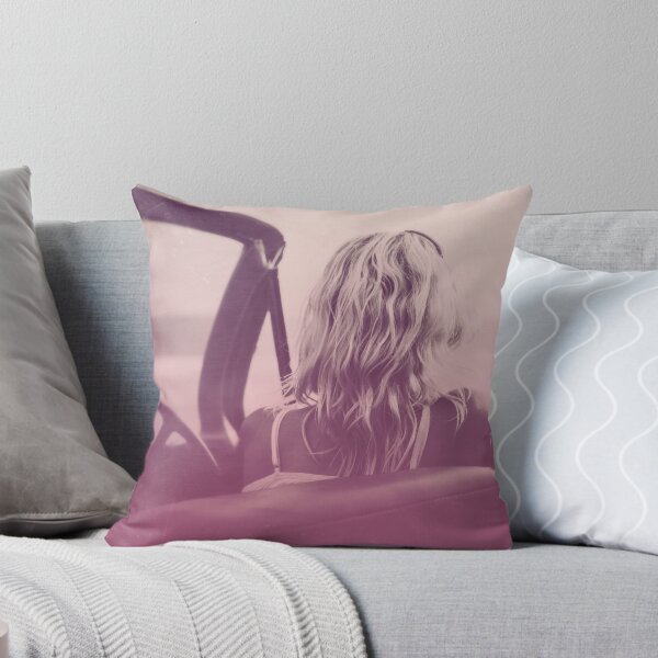Item preview, Pink-Tinted Blond Woman in Classic Convertible Looks Out Onto the Ocean designed and sold by CountyKent.