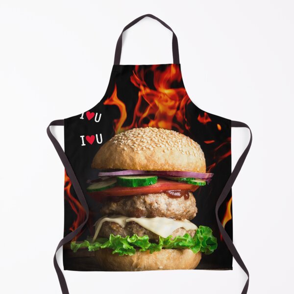 Item preview, Fiery Love for a Delicious Burger designed and sold by goodFather4ever.
