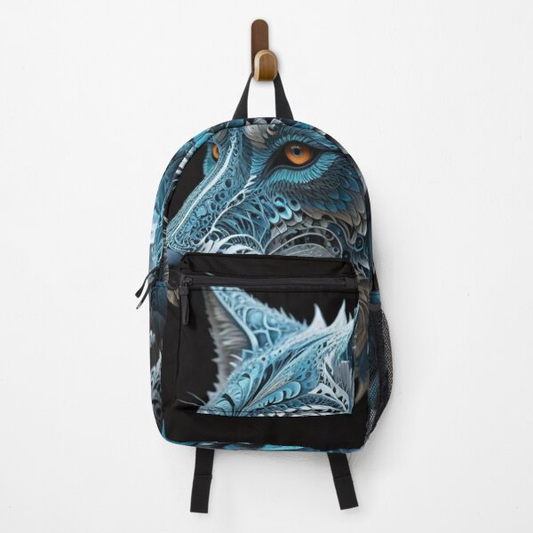 Item preview, Ethereal Frost Blue Wolf with Intricate Details designed and sold by Harmonic_Layers.