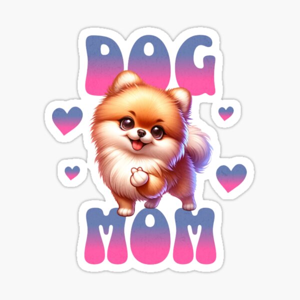 Item preview, Dog Mom - Pomeranian designed and sold by Silhouette77.