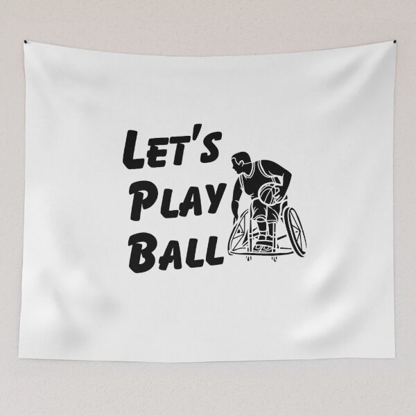 Item preview, Let's Play Ball – Adaptive Sports Pride!   wheelchair basketball designed and sold by It's Wheelie Cool.
