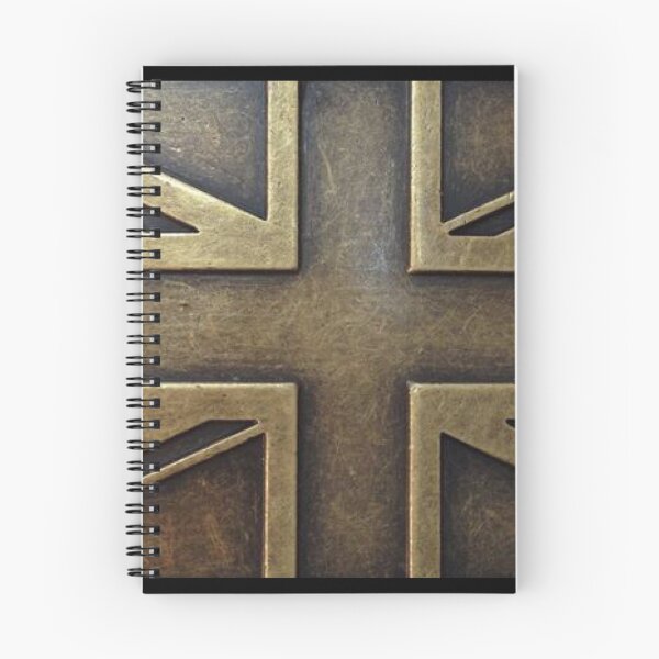 Item preview, Union Jack Steampunk Brass Print – Vintage Industrial Decor designed and sold by DIQDESIGN.