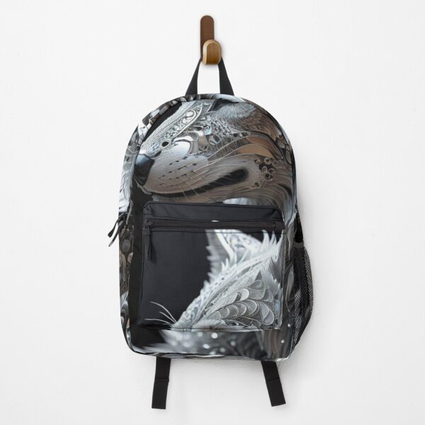 Item preview, Celestial Ice Wolf with Metallic Accents designed and sold by Harmonic_Layers.