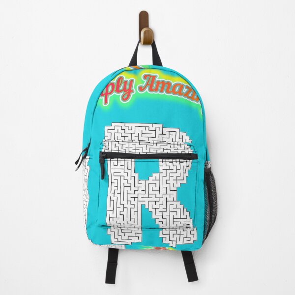Item preview, SIMPLY AMAZING! *R* Monogram Maze Puzzle Game - Cute Fun Whimsical Alphabet Letter Initial Print - Kids Childs Teen Party-Baby Bridal Shower Wedding FAVOR GIFT designed and sold by Spinning Plates 360.