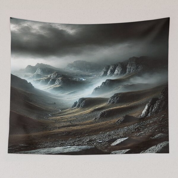 Item preview, Home Decor Gloomy Hills designed and sold by M&M Lifestyle Hub.