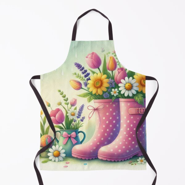 Item preview, Spring Bloom Rain Boots - Floral Watercolor Art designed and sold by Desireehaz.