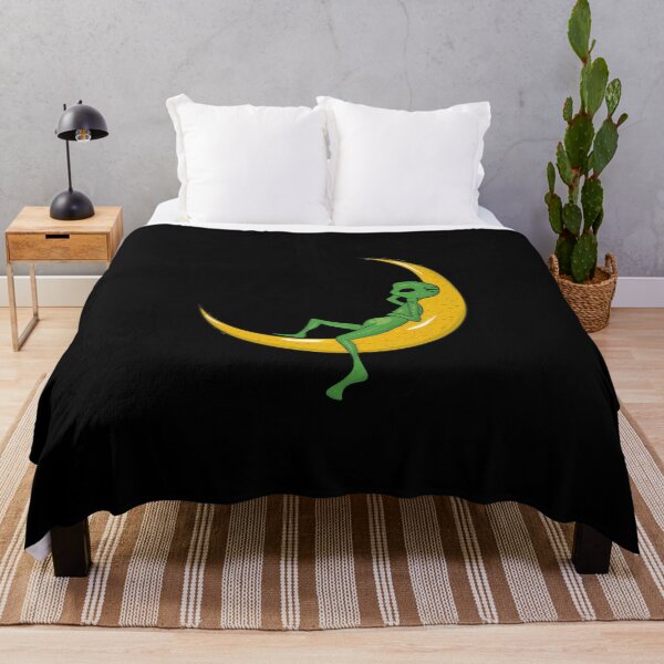 Item preview, Alien resting on the moon designed and sold by Joncasmiart.