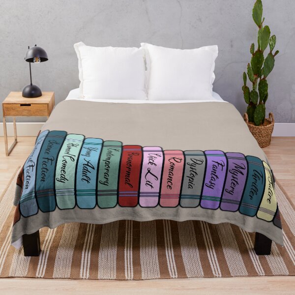 Item preview, A Bookshelf Of Genres designed and sold by Elinda96.