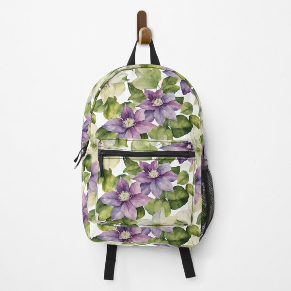 Item preview, Sweet White Purple Clematis designed and sold by Tina Veenstra.