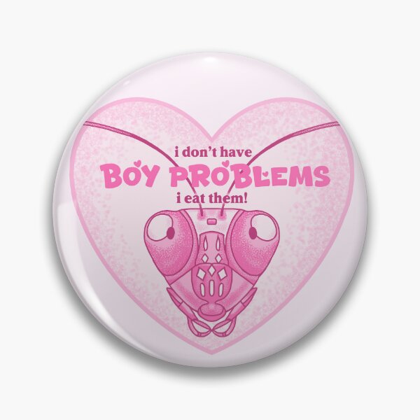Item preview, No Boy Problems Mantis Sticker Decal designed and sold by molliem-art.