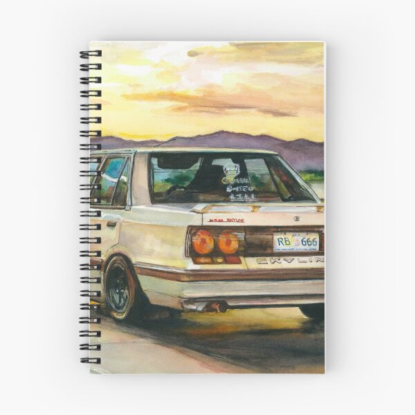 Item preview, Nissan Skyline Watercolour Painting by Paris Lomé designed and sold by Paris Lomé.