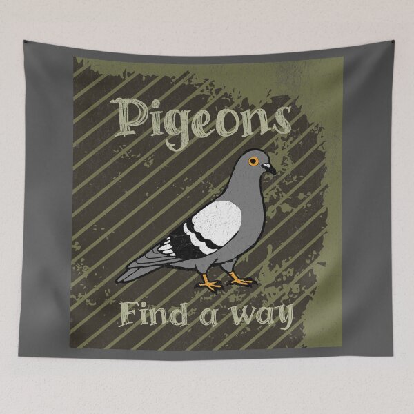 Item preview, Pigeons Find a Way designed and sold by donwillisjrart.