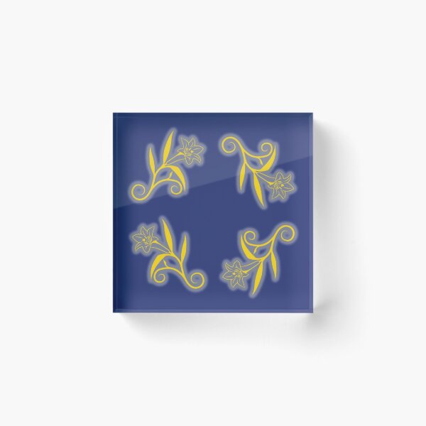 Item preview, Circles of Golden Lilies designed and sold by Elinda96.