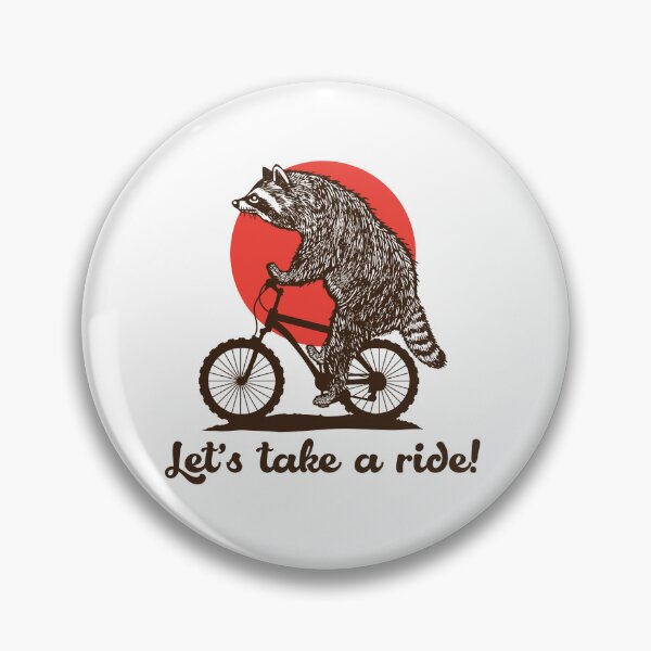 Artikelvorschau, "Let's Take a Ride" Urkomischer Waschbär – Lustige Tierillustration entworfen und verkauft von paulo silveira.