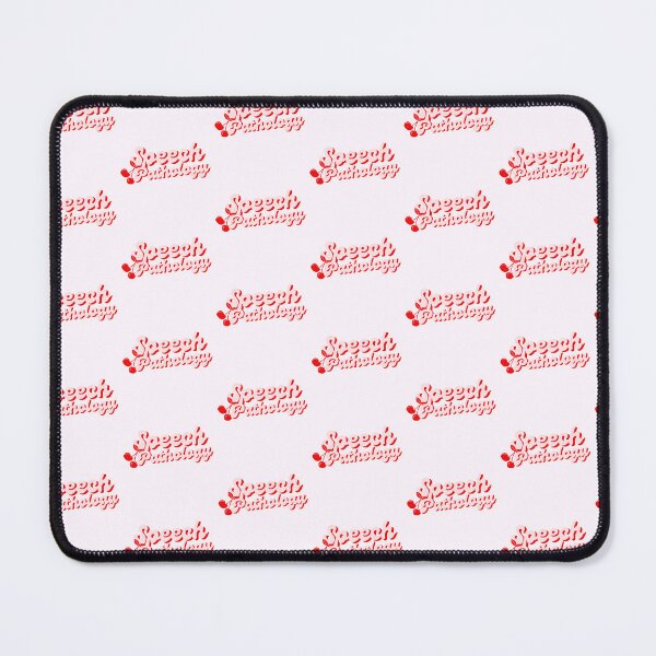 Item preview, Speech Pathology pink cherry logo designed and sold by Speechiegirl.