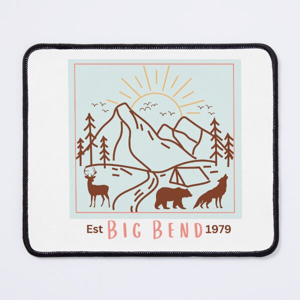 Item preview, Big Bend National State Park Classic Doodle T-shirt Sticker designed and sold by ThinkNature!.