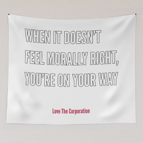 Item preview, You're on your way...  Love the Corporation designed and sold by WordyDreams.