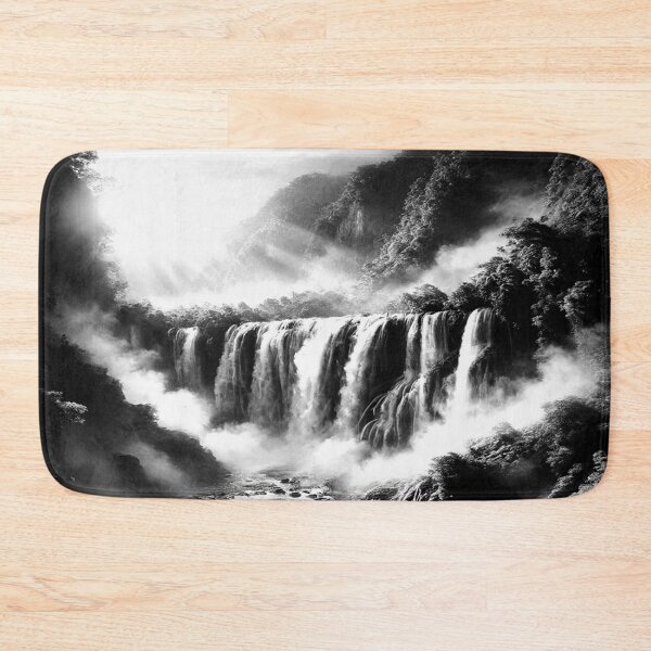 Item preview, Home Decor Waterfalls Black & White designed and sold by M&M Lifestyle Hub.