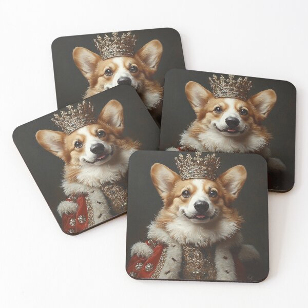 Item preview, Royal King Corgi - Animal Art designed and sold by Chrisjeffries24.